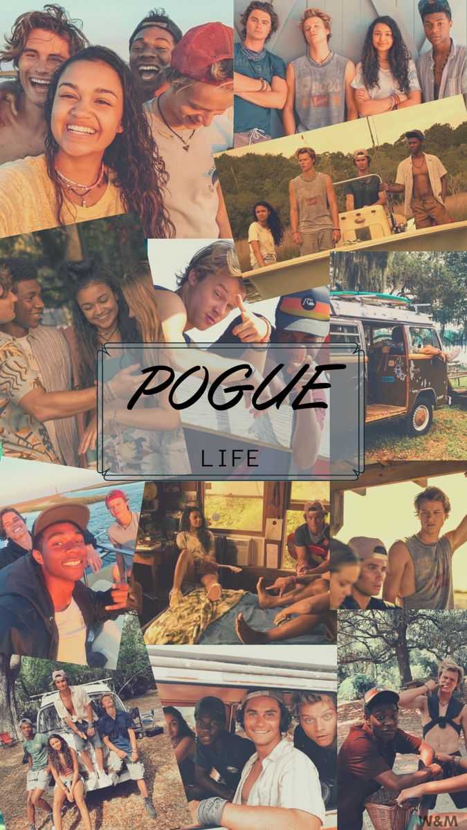 Collage Outer Banks Pogue Life, 675x1200 Verticale, Telefono