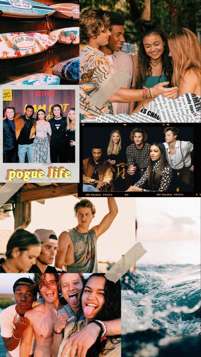 Outer Banks Pogue Life collage, 675x1200 Verticale, Telefono