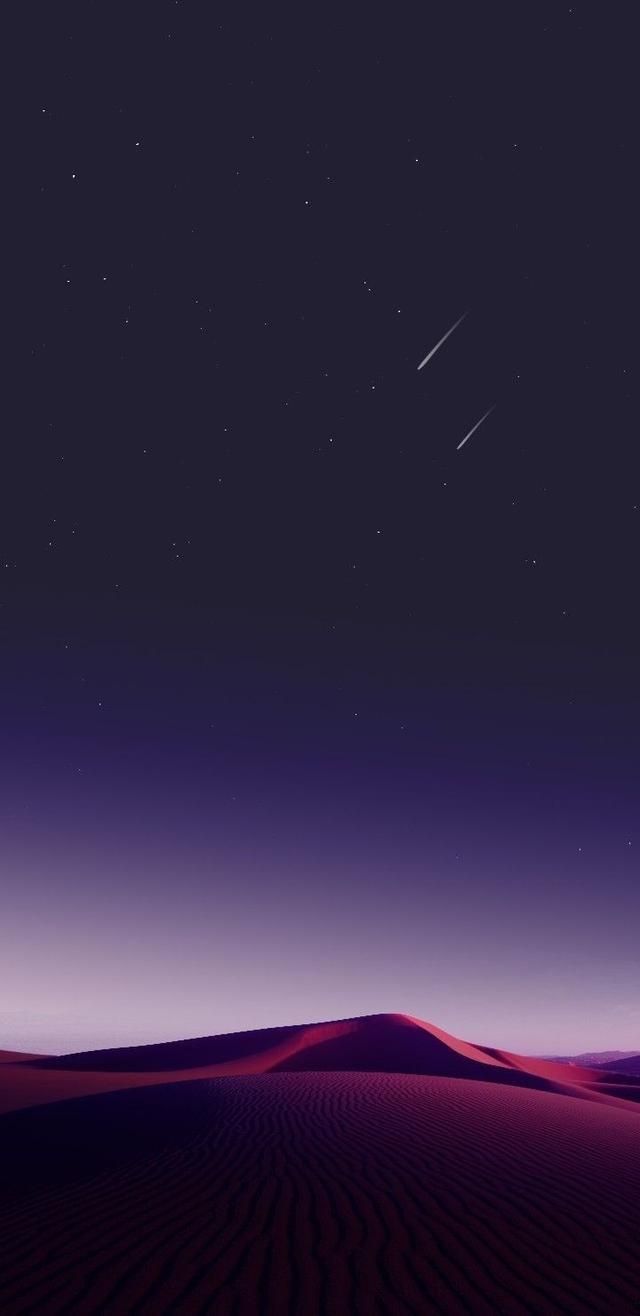 Dune deserto notte viola, 640x1316 Verticale, Mobile