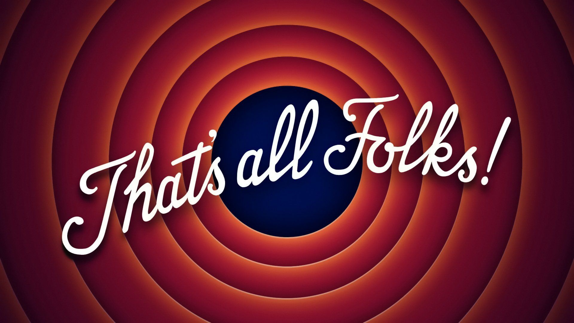 That's All Folks Looney Tunes, 1920x1080 Full HD 1080p, PC Desktop