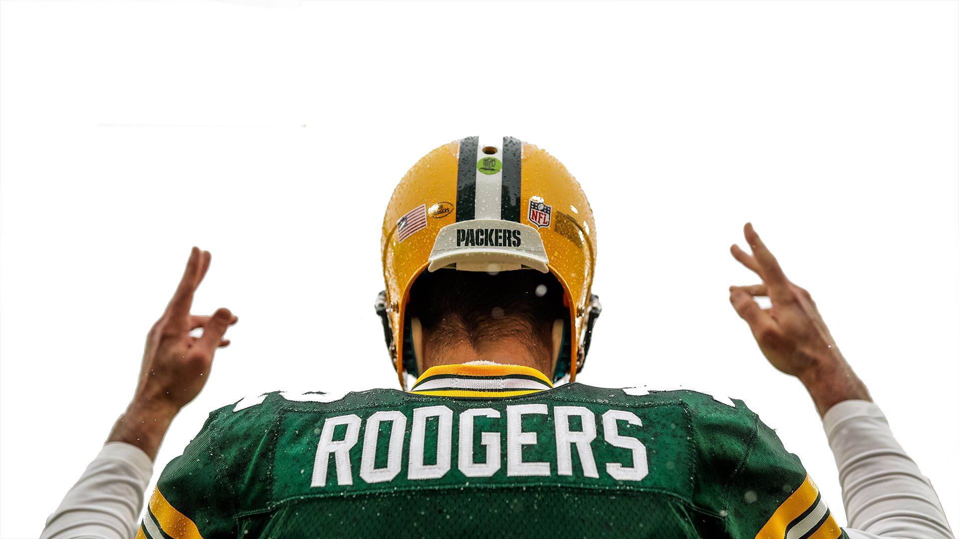 Rodgers Green Bay Packers casco, 1920x1080 Full HD, PC Desktop