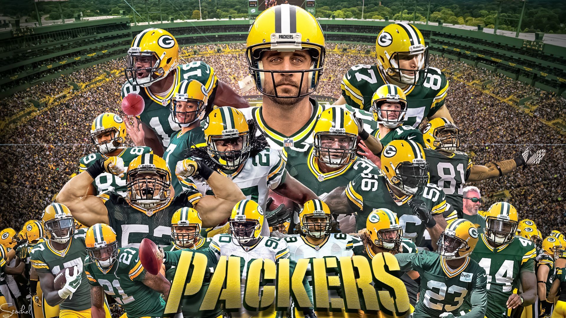 Giocatori Green Bay Packers, 1919x1079 900p, Desktop