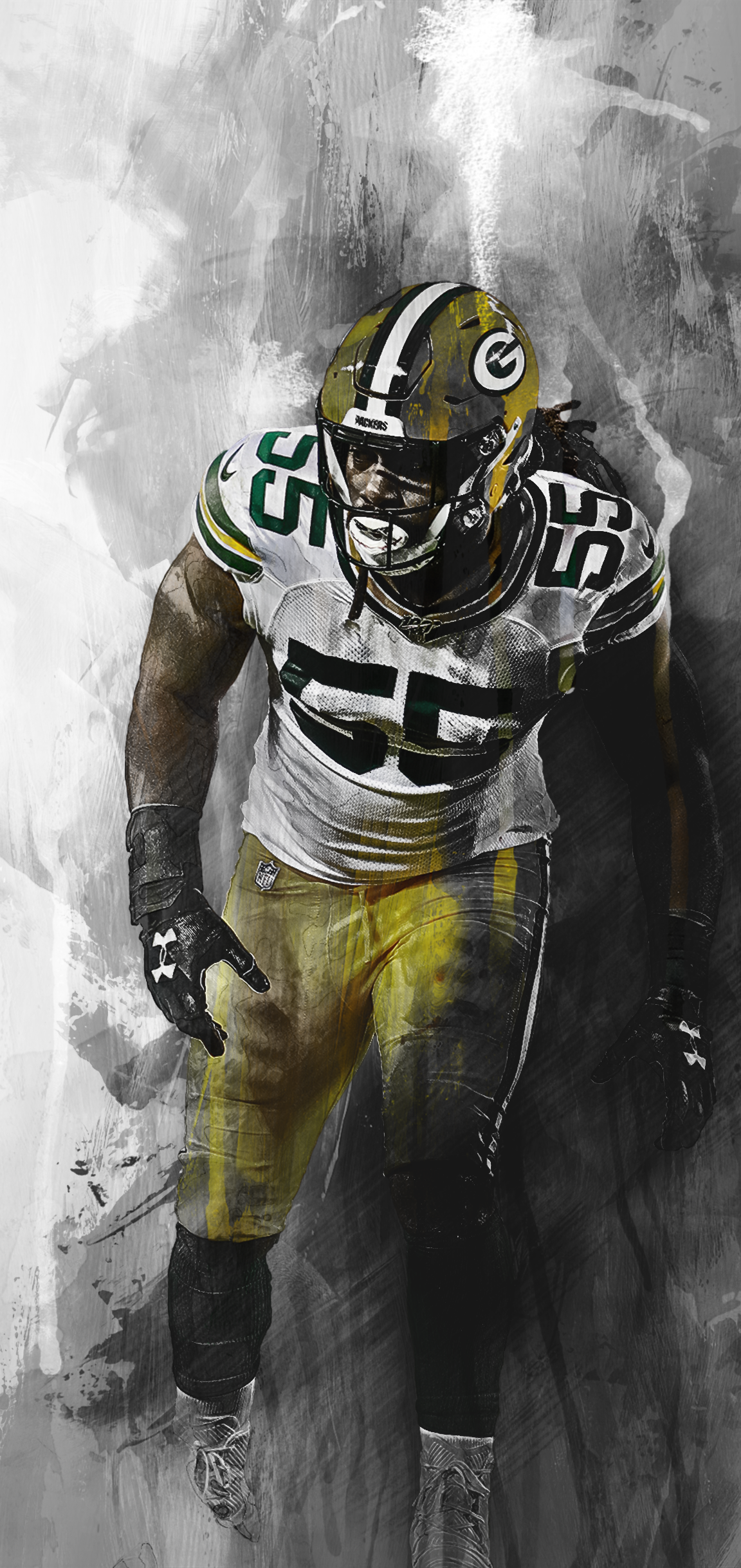 Giocatore Green Bay Packers, NFL, 1152x2436 Verticale, Telefono