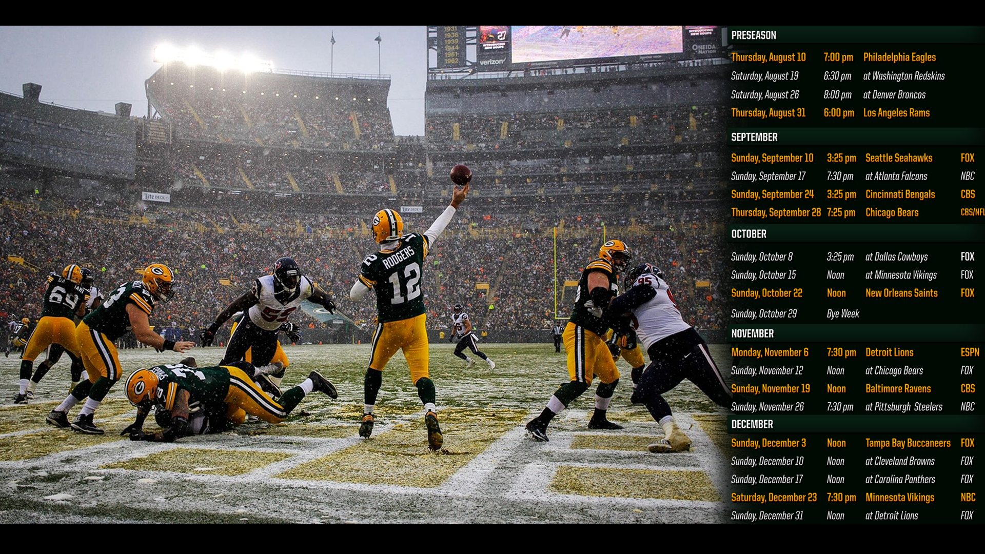 Logo Green Bay Packers grunge, 1920x1080 Full HD, Laptop