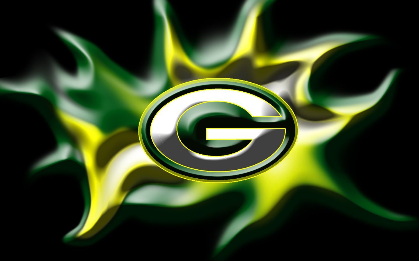 Logo Green Bay Packers fiamme, 1440x900 720p, MacBook Air