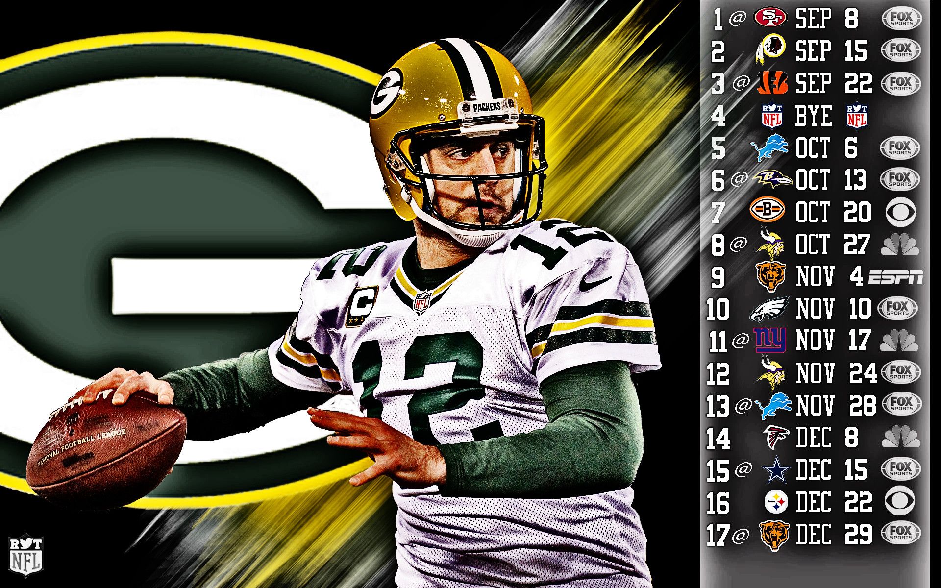 Green Bay Packers giocatore football, 1920x1080 1080p, Laptop