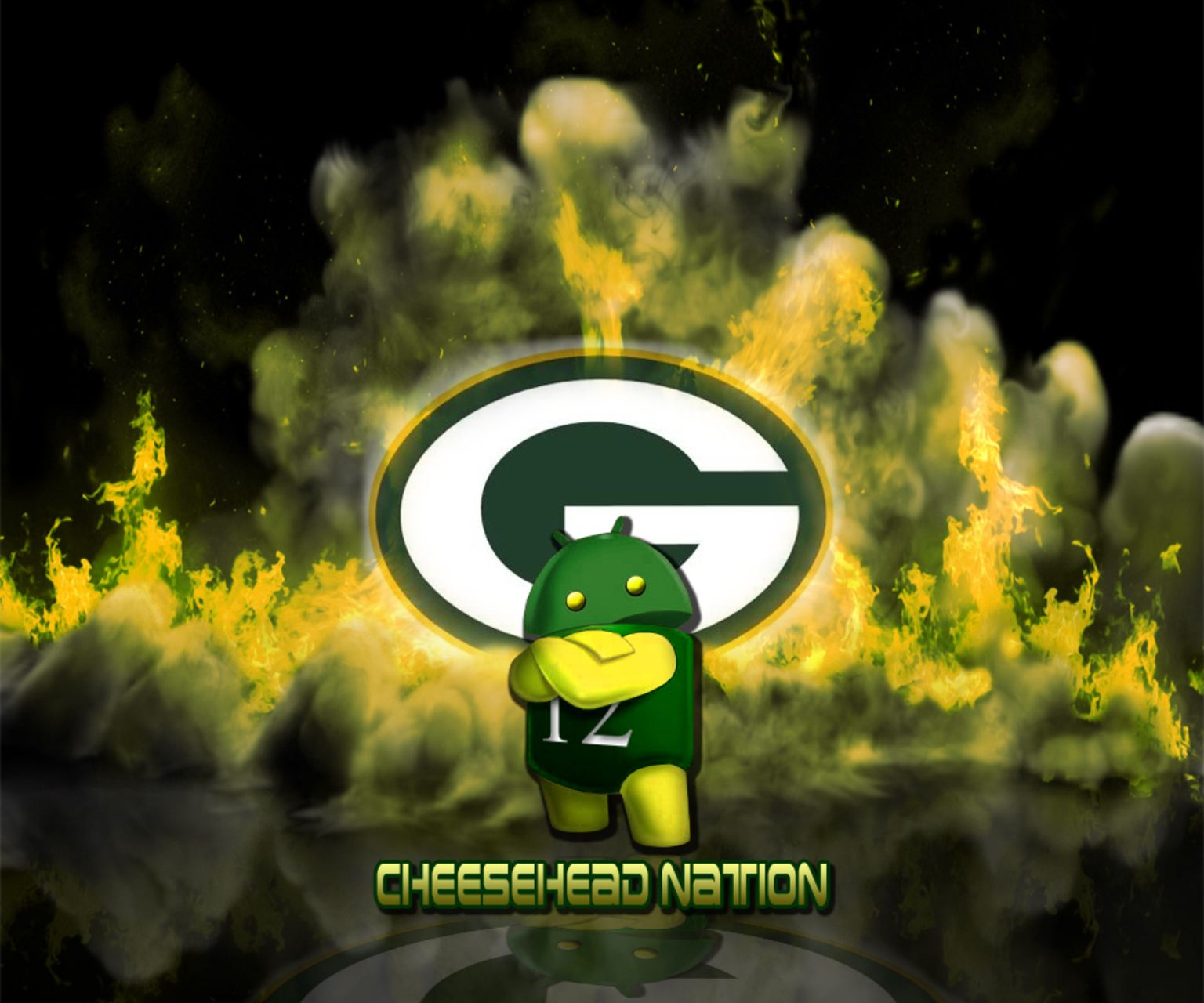 Calendario Green Bay Packers 2018, 1920x1080 Full HD 1080p, Laptop