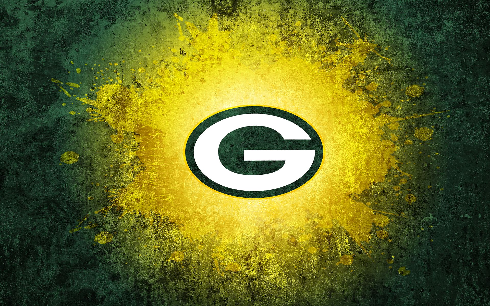 Logo Green Bay Packers grunge, 1920x1200 WUXGA, PC