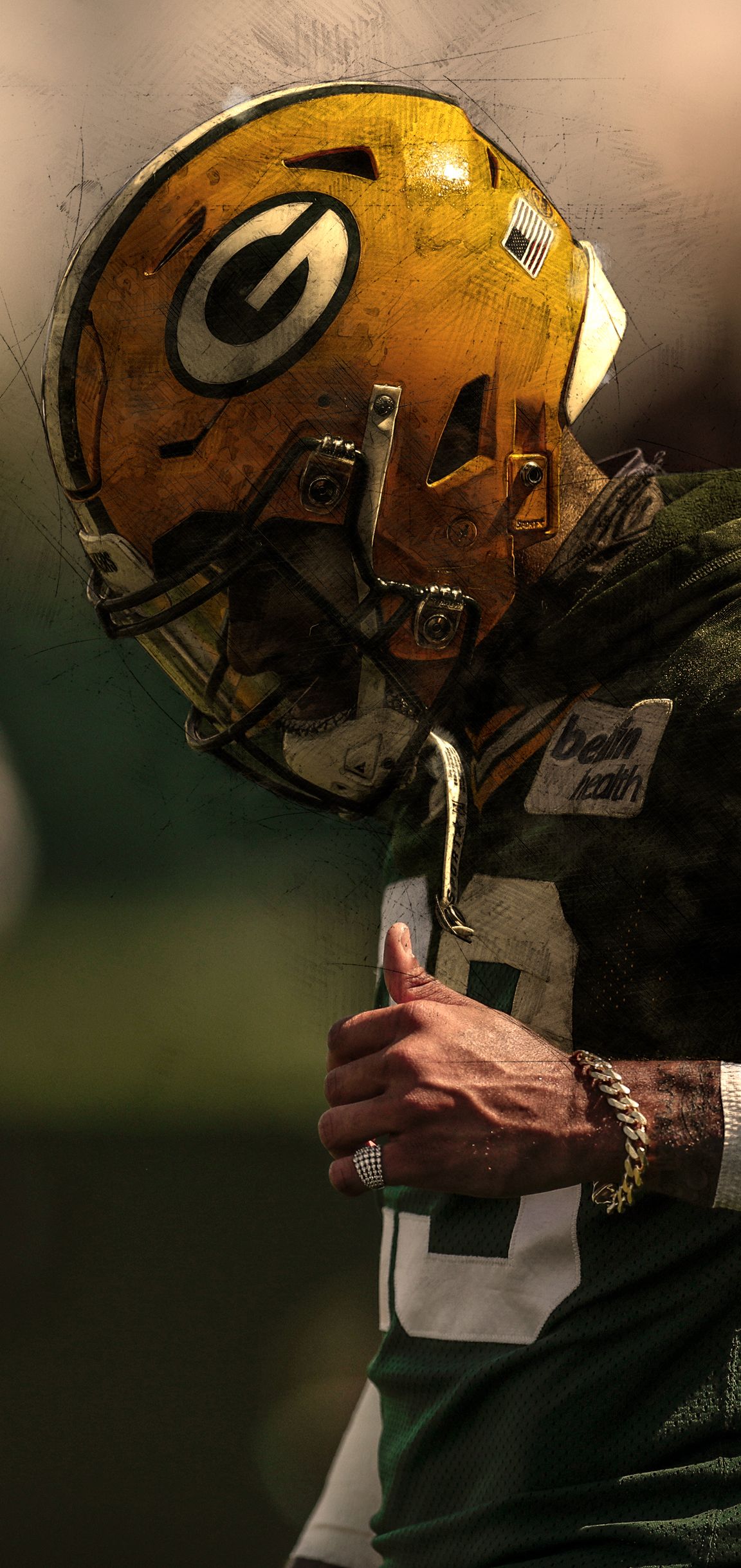 Casco Green Bay Packers giocatore, 1152x2436 Full HD Verticale, iPhone