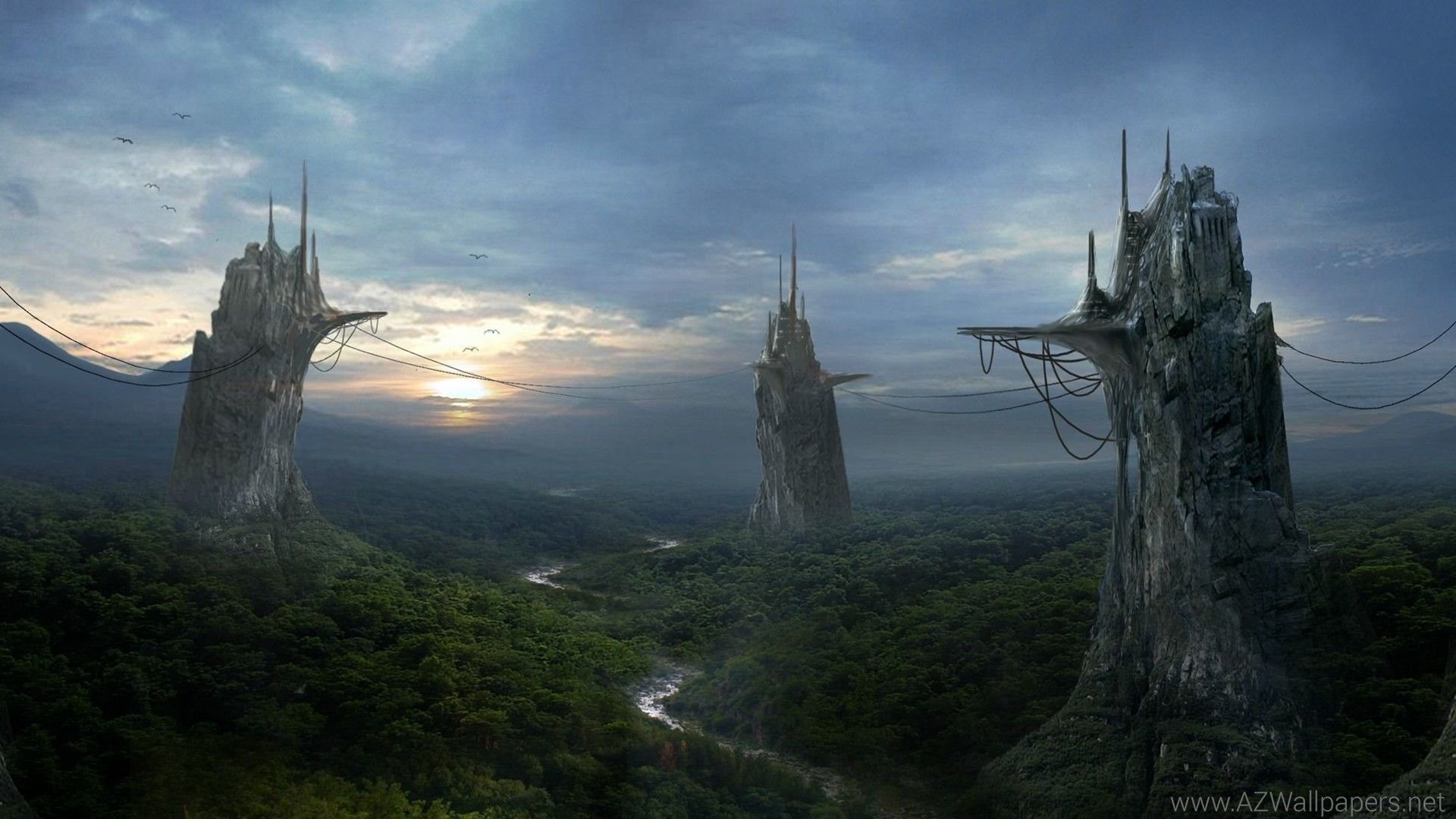 Castello Hogwarts nebbia notturna, 750x1334 Verticale, Mobile