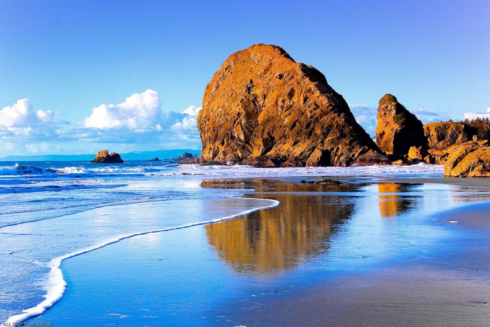 Spiaggia con faraglione roccioso, 1600x1068 HD Ready, Desktop