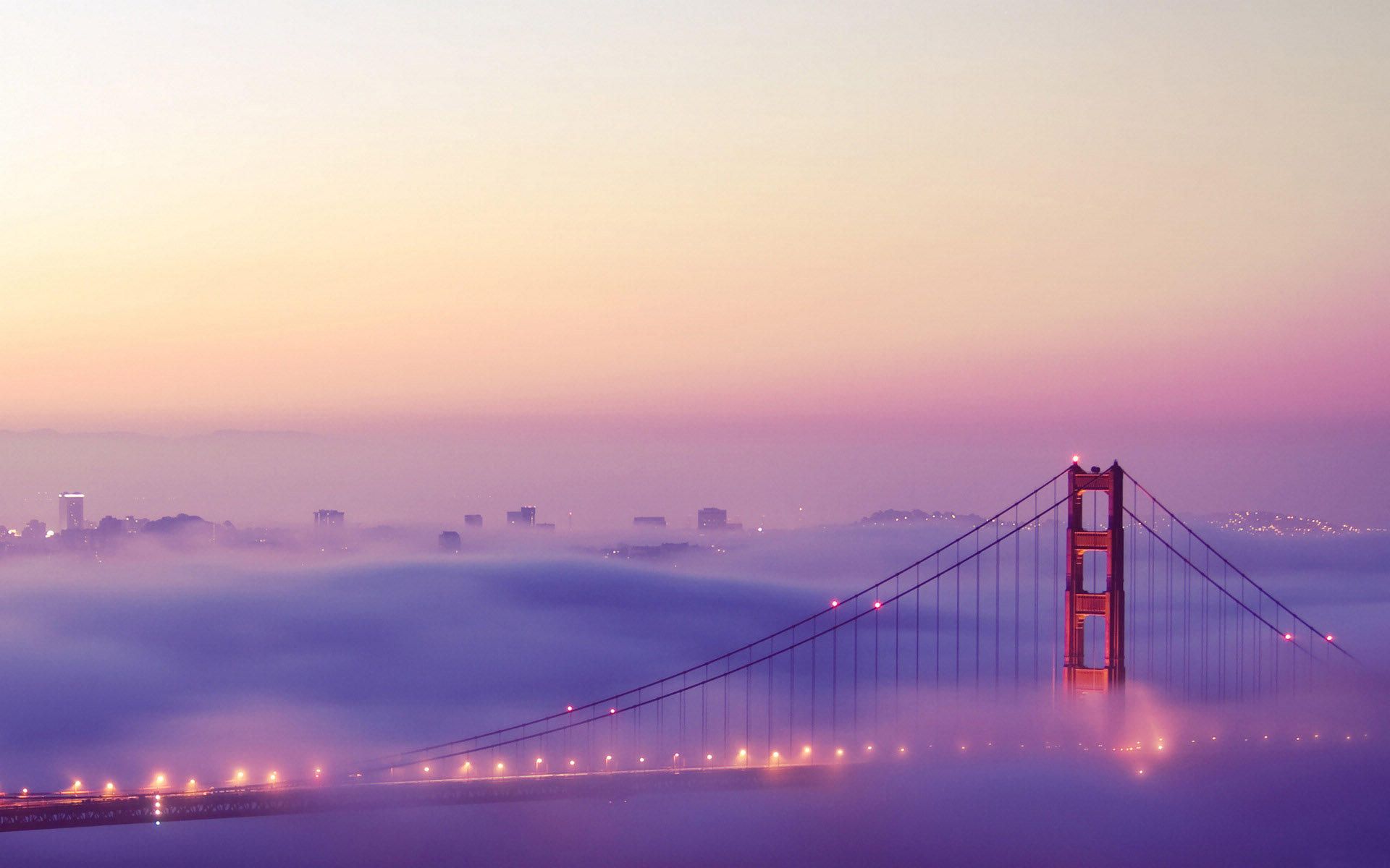 Golden Gate Bridge nella nebbia, 1920x1200 WUXGA, Desktop