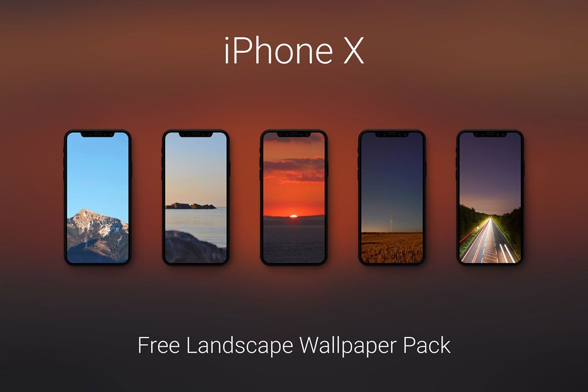 Mockup iPhone X paesaggi, 1200x800 HD, Desktop