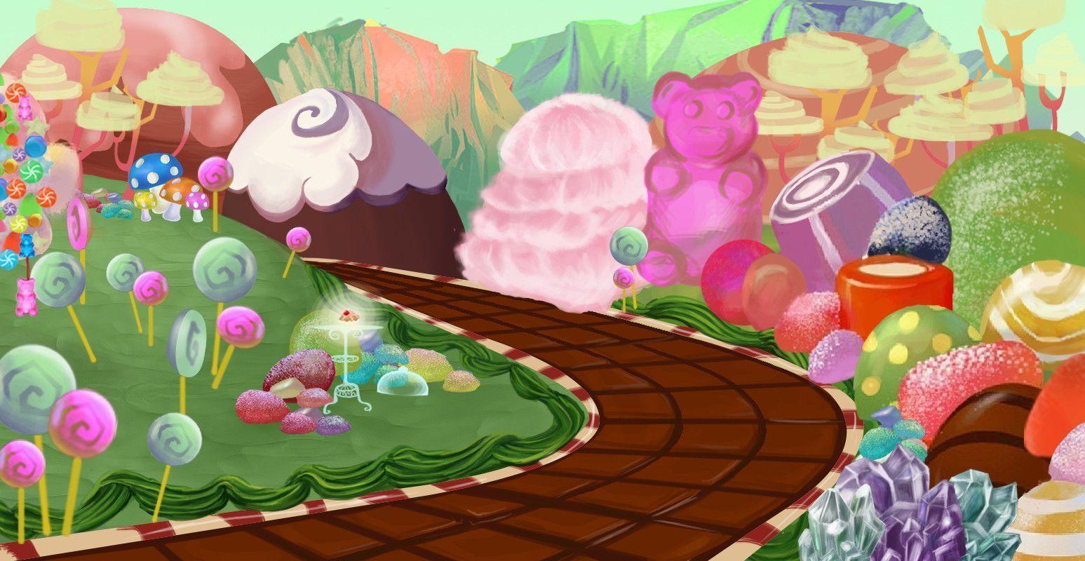 Paese dei dolci, lecca-lecca colorati, 1547x800 HD, Desktop
