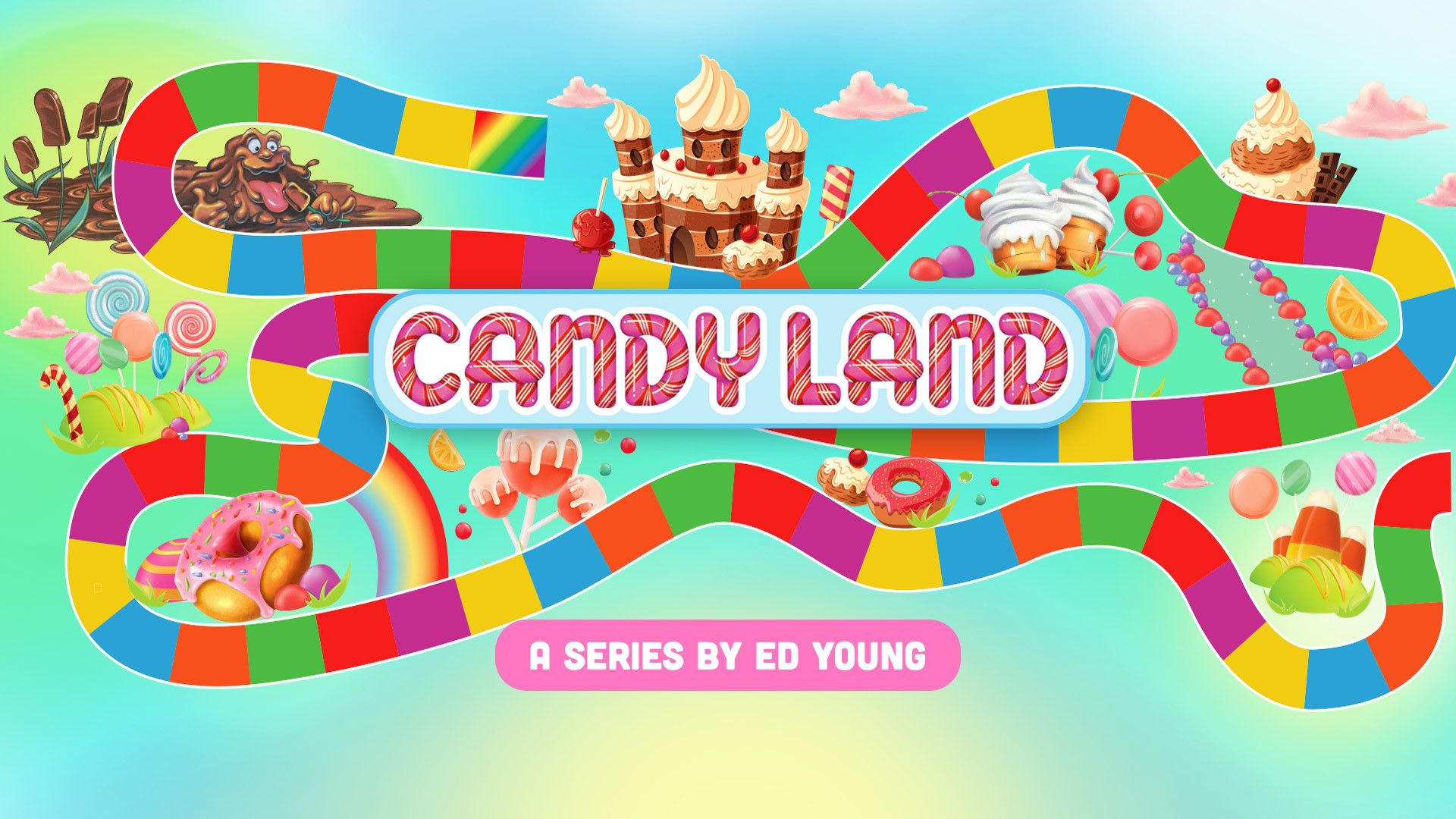 Candy Land gioco da tavolo colorato, 1920x1080 Full HD 1080p, Desktop