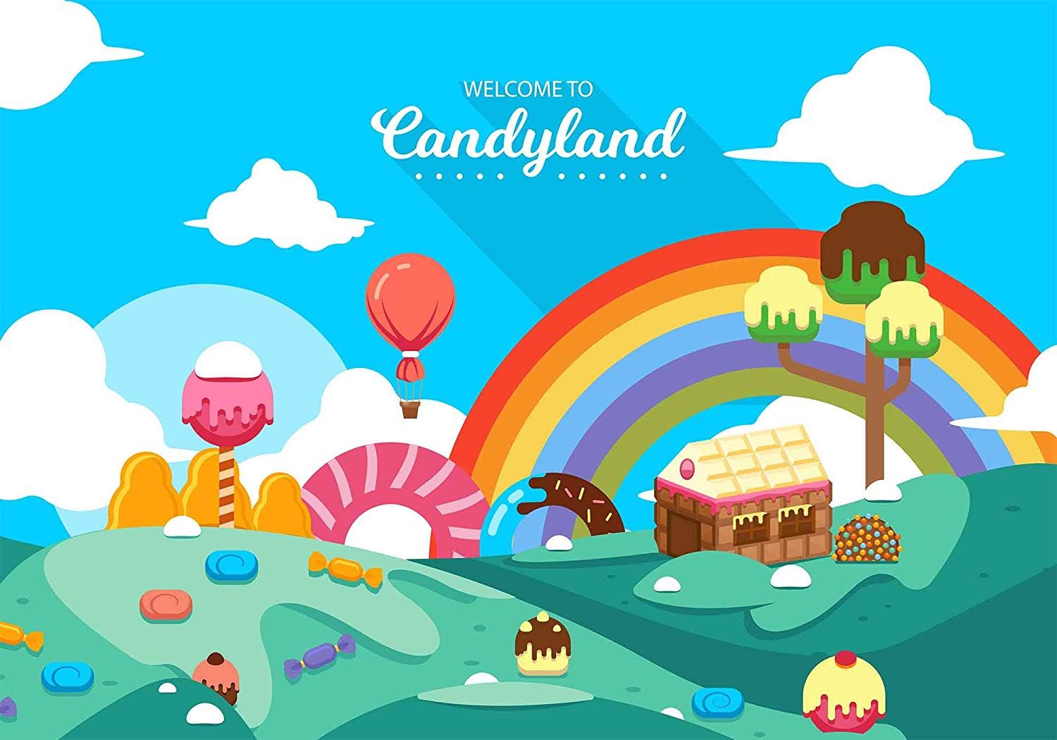 Paesaggio Candyland con arcobaleno, 1500x1050 HD, Desktop