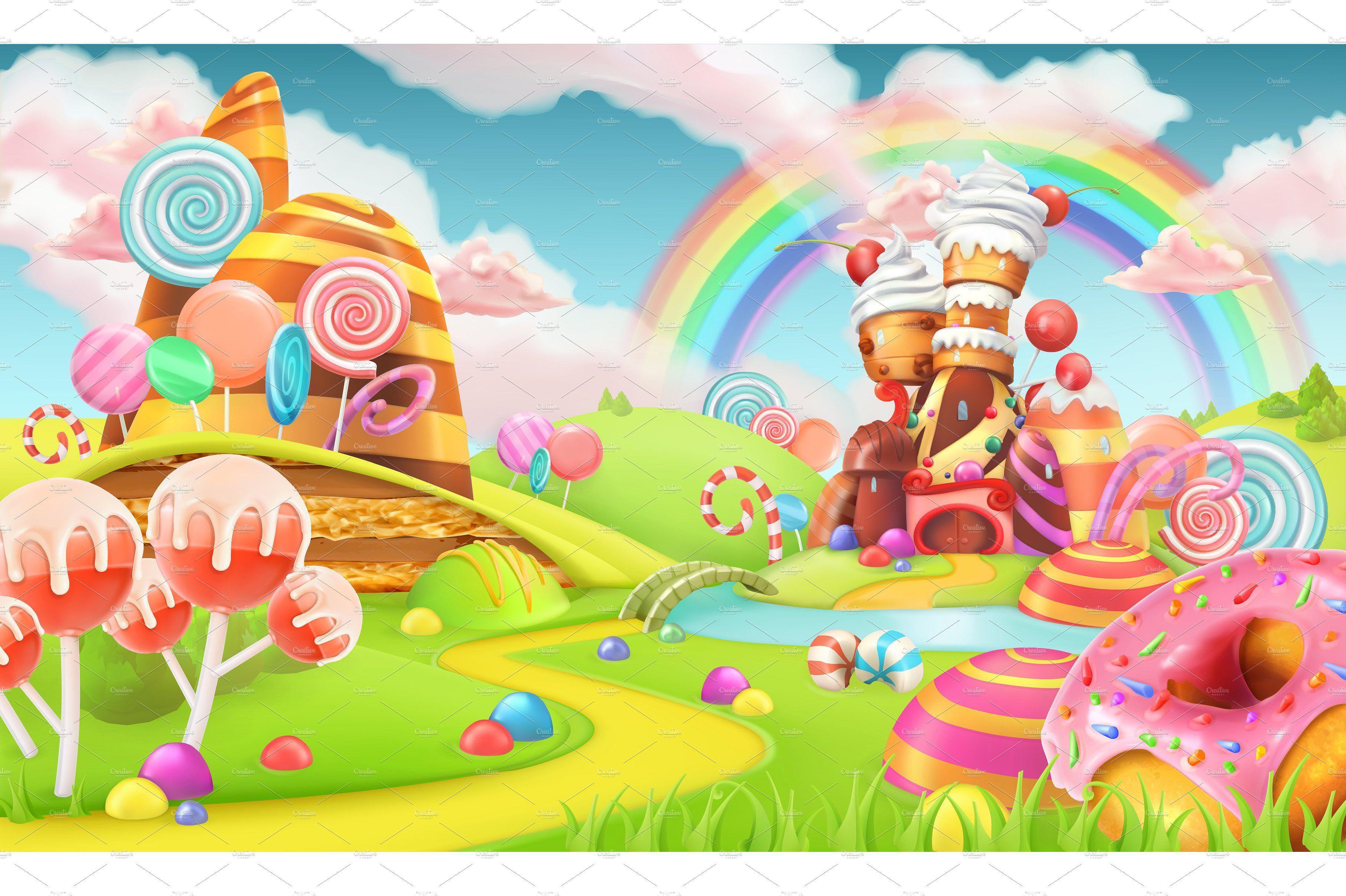 Paese dei dolci fantasia, 3625x2413 WQXGA, Desktop
