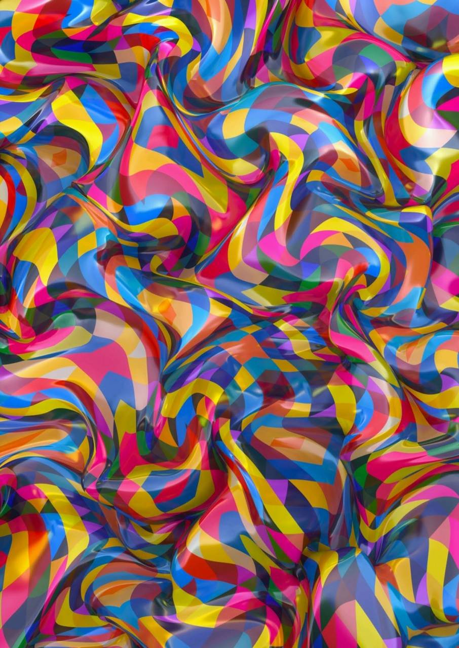 Vortici colorati astratti candy, 906x1280 Verticale, Telefono