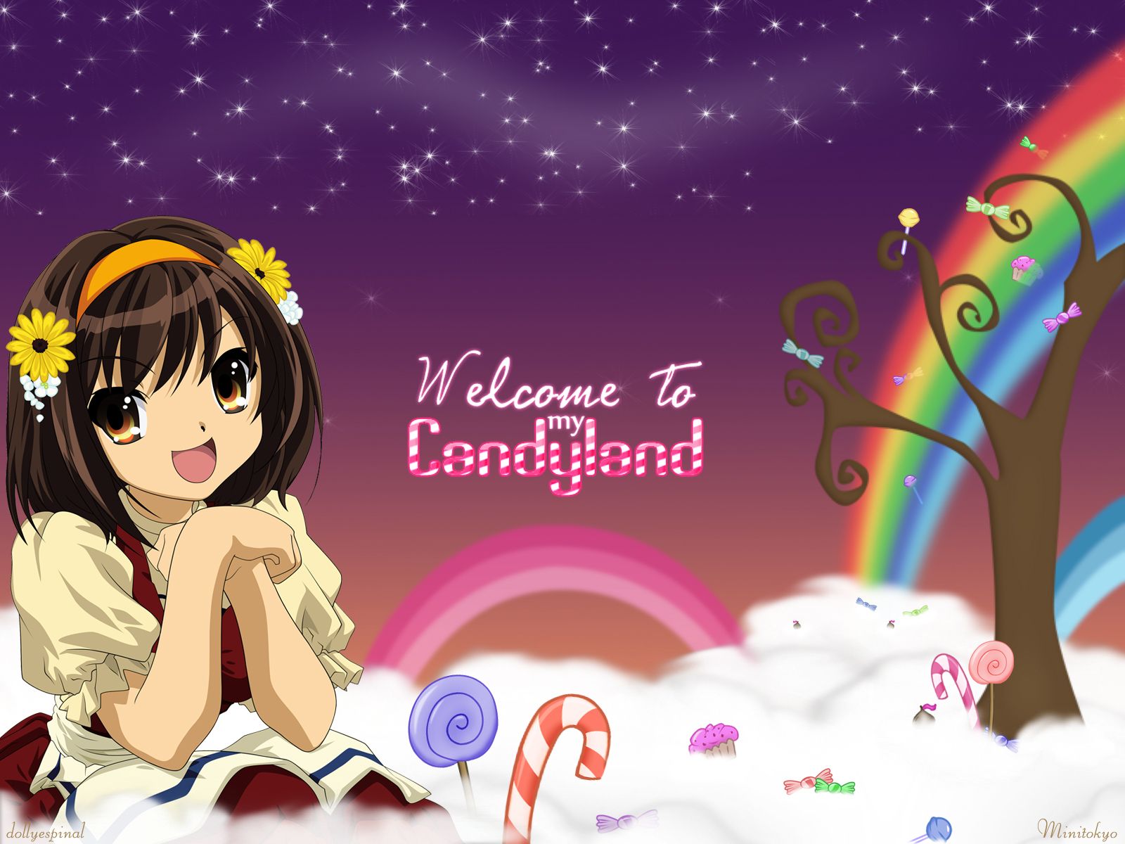 Haruhi Suzumiya Candyland arcobaleno, 1600x1200 900p, Laptop