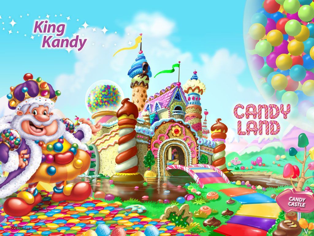 Candy Land King Kandy castello, 1024x768 HD, Laptop