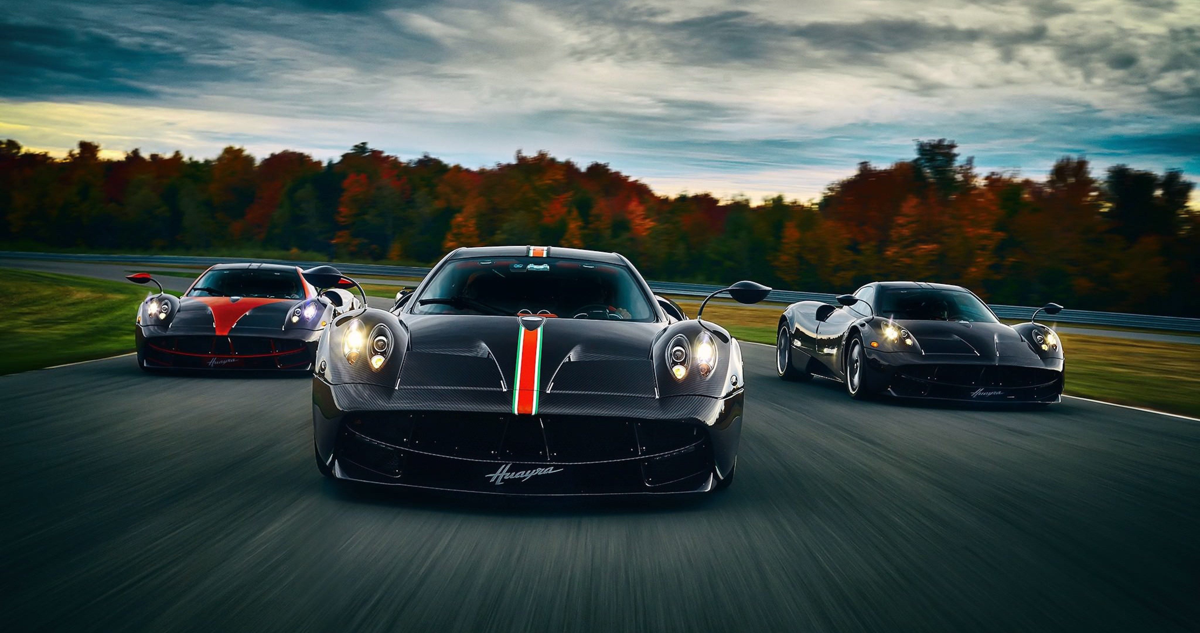 Auto sportive Pagani su pista, 4096x2160 4K Ultra HD, Monitor 4K