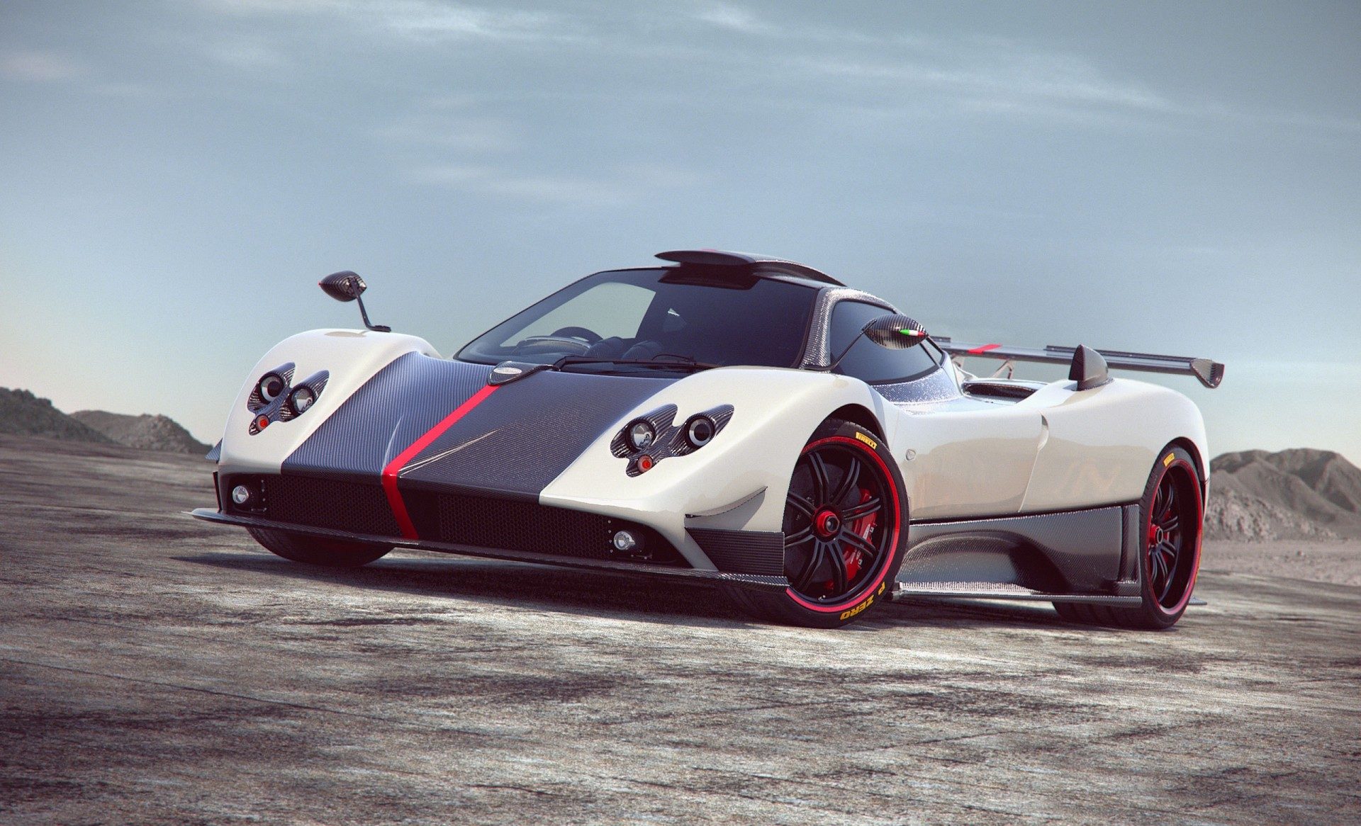 Pagani Zonda bianca, 1920x1166 1080p, Laptop
