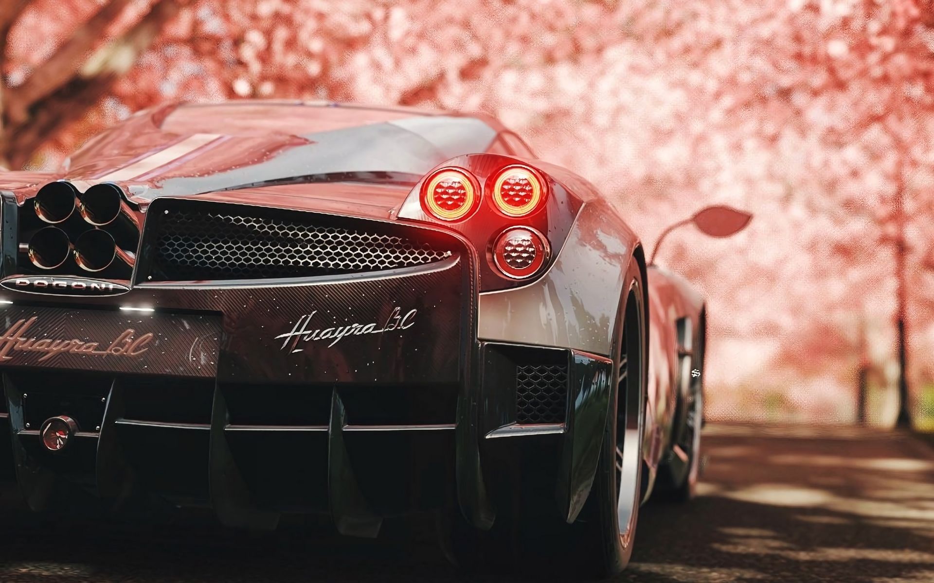 Pagani Huayra rossa retro, 1920x1200 Full HD+ WUXGA, PC