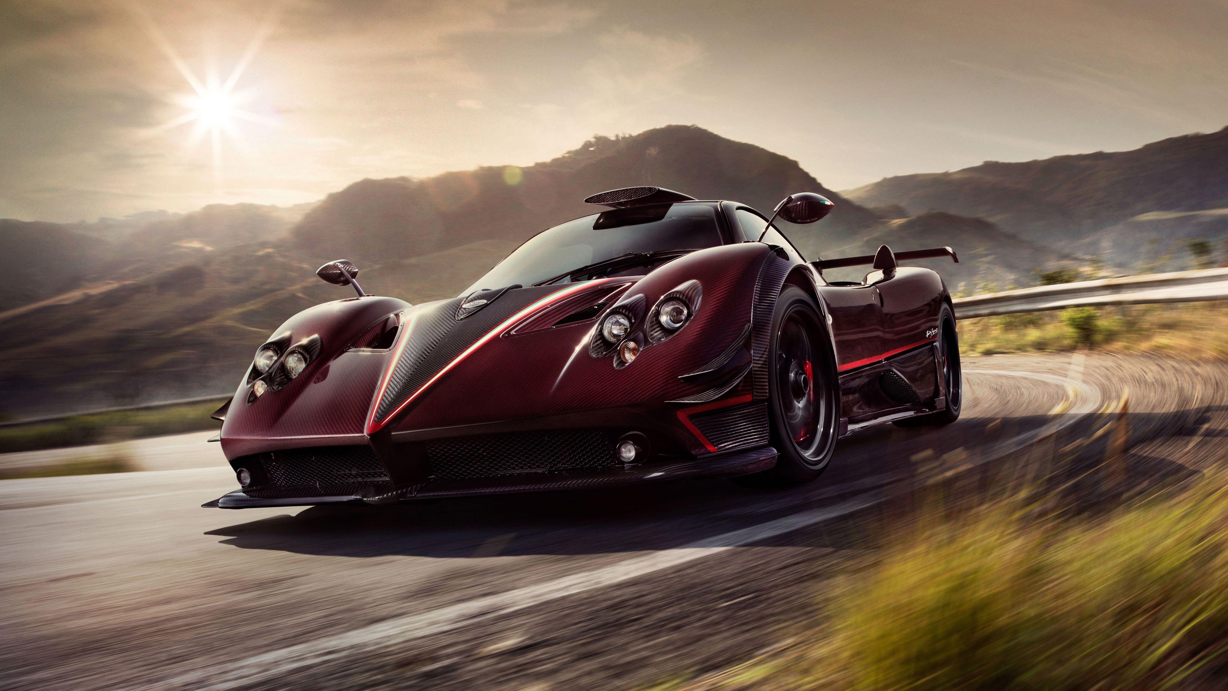 Pagani Zonda rossa strada, 4096x2304 4K Ultra HD, Smart TV 4K