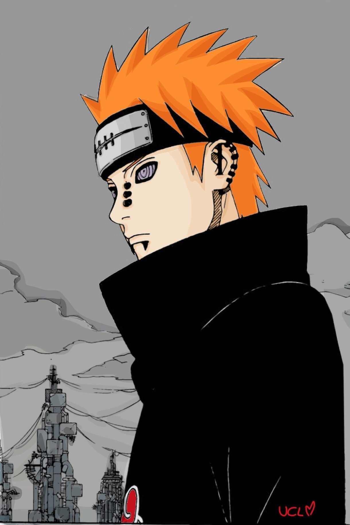 Pain Naruto anime personaggio, 1221x1832 Full HD Verticale, iPhone Pro