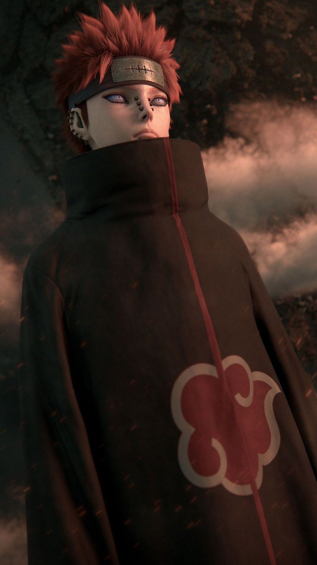 Pain Naruto mantello Akatsuki, 1080x1920 Verticale, iPhone