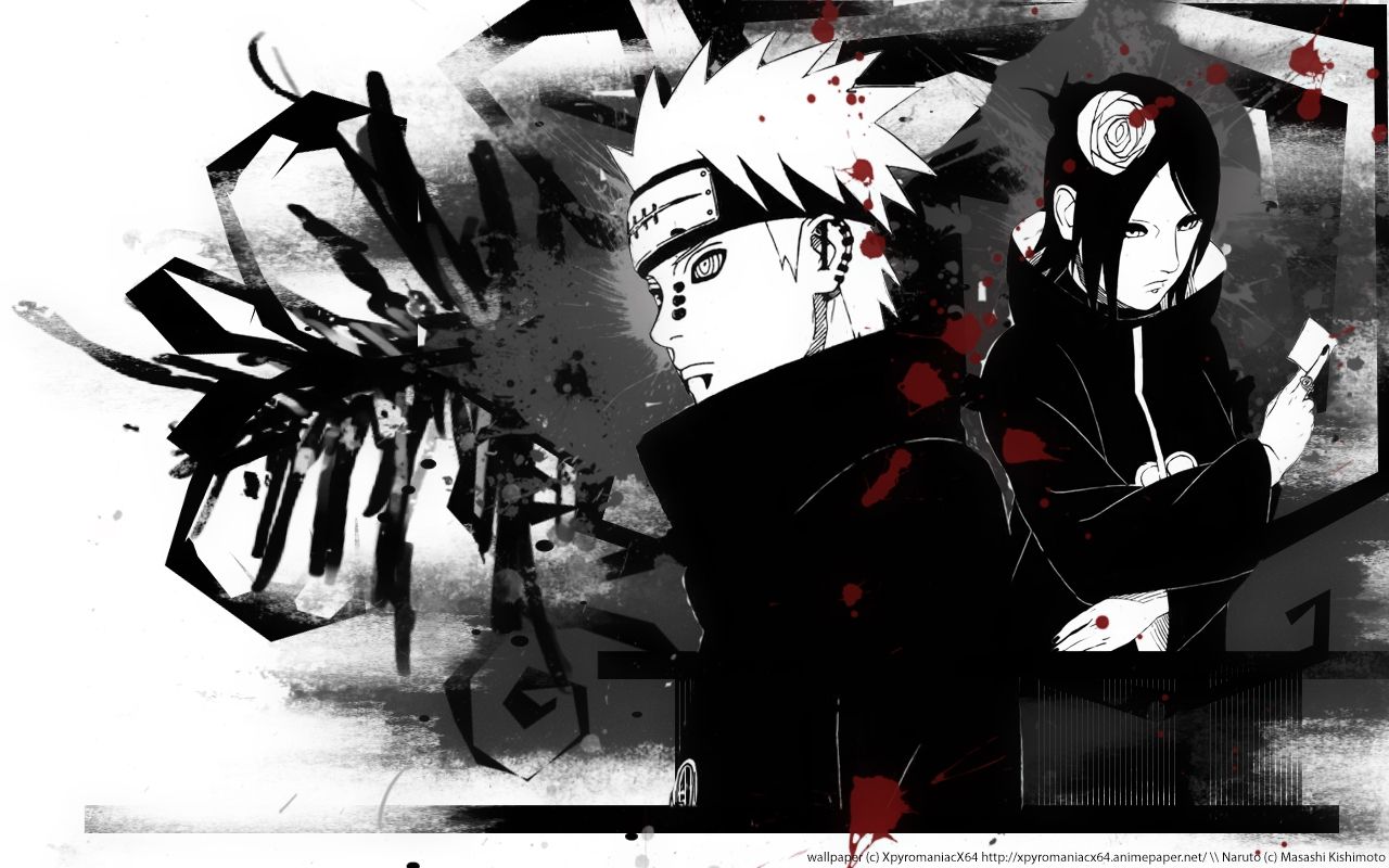 Pain e personaggio Akatsuki, Naruto, 1280x800 HD, ROG Asus Laptop