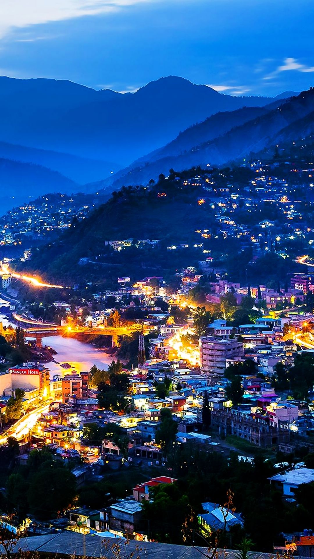 Villaggio valle montana Pakistan, 1000x1500 Full HD Verticale, iPhone Plus