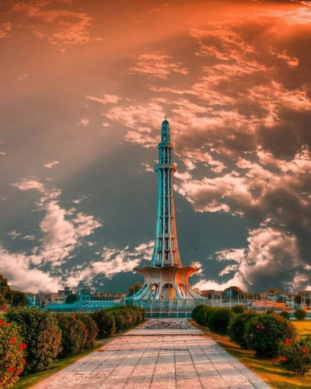 Città montana notturna Kashmir, 1080x1920 Verticale, iPhone