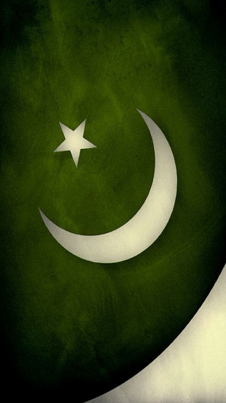 Bandiera Pakistan verde texture, 720x1280 Verticale, iPhone Plus