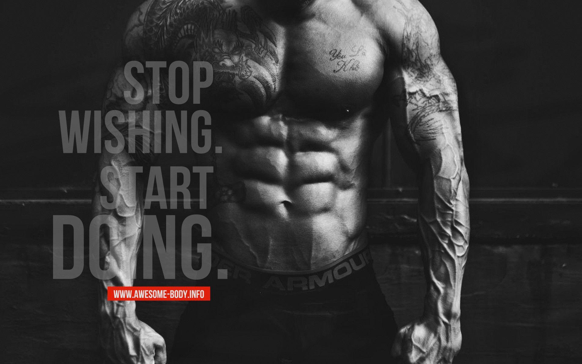 Uomo tatuato addominali palestra, 1920x1200 Full HD+, Laptop