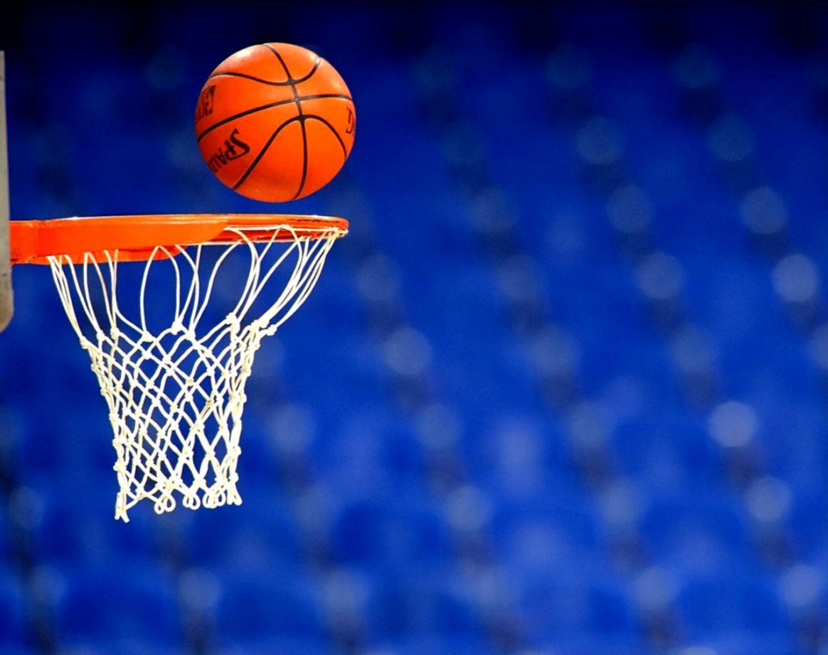 Pallone da basket nel canestro, 1164x921 HD, Laptop