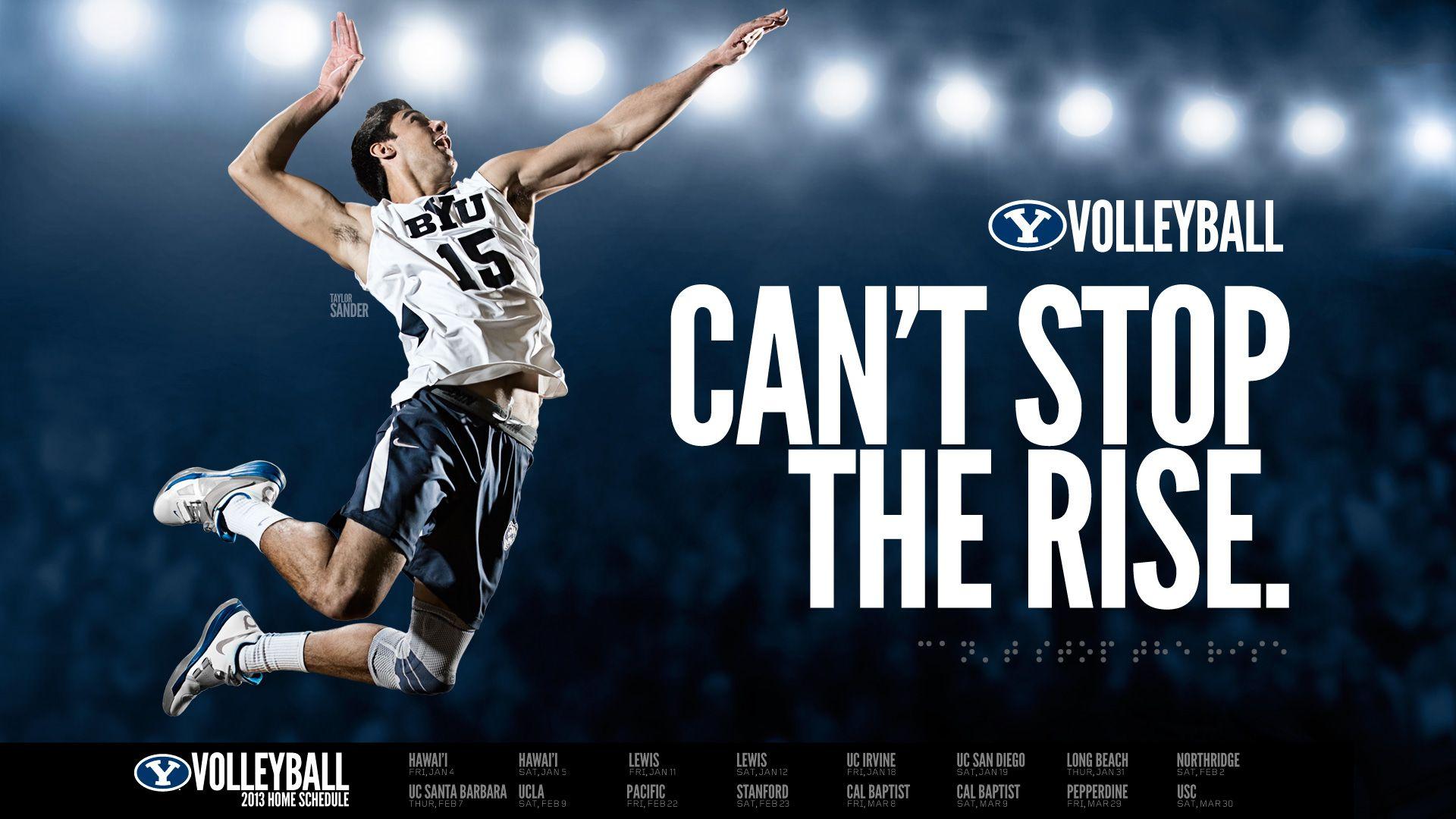 Giocatore pallavolo BYU schiacciata, 1920x1080 1080p, Desktop