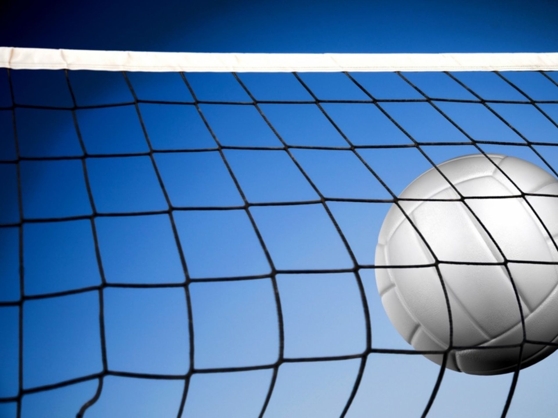 Pallone da pallavolo su rete, 1920x1440 Full HD+, PC Desktop
