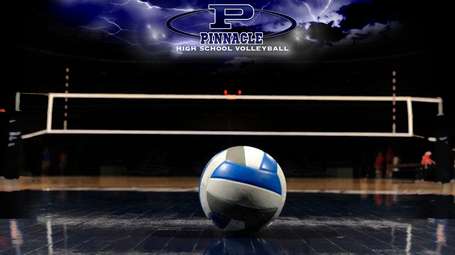 Pallone da pallavolo campo scuro, 1920x1080 Full HD, PC