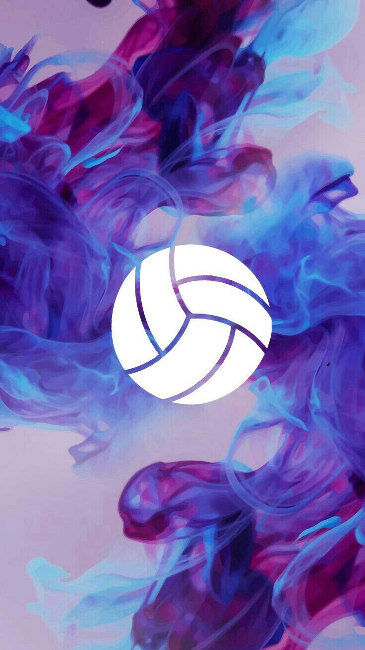 Pallone da pallavolo fumo viola, 736x1308 Verticale, Telefono