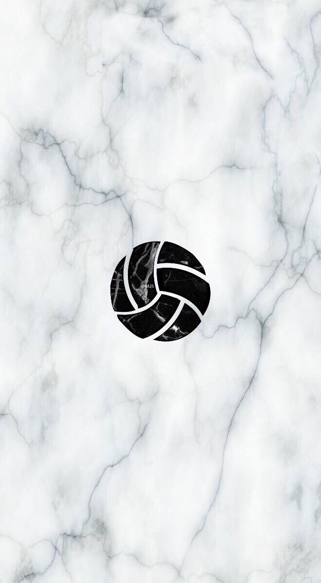 Pallone pallavolo nero marmo, 660x1200 Verticale, Mobile