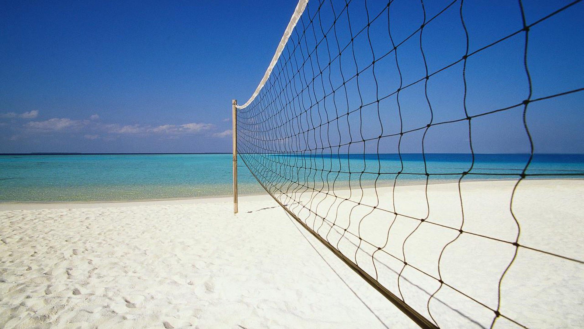 Rete pallavolo spiaggia mare, 1920x1080 1080p, PC