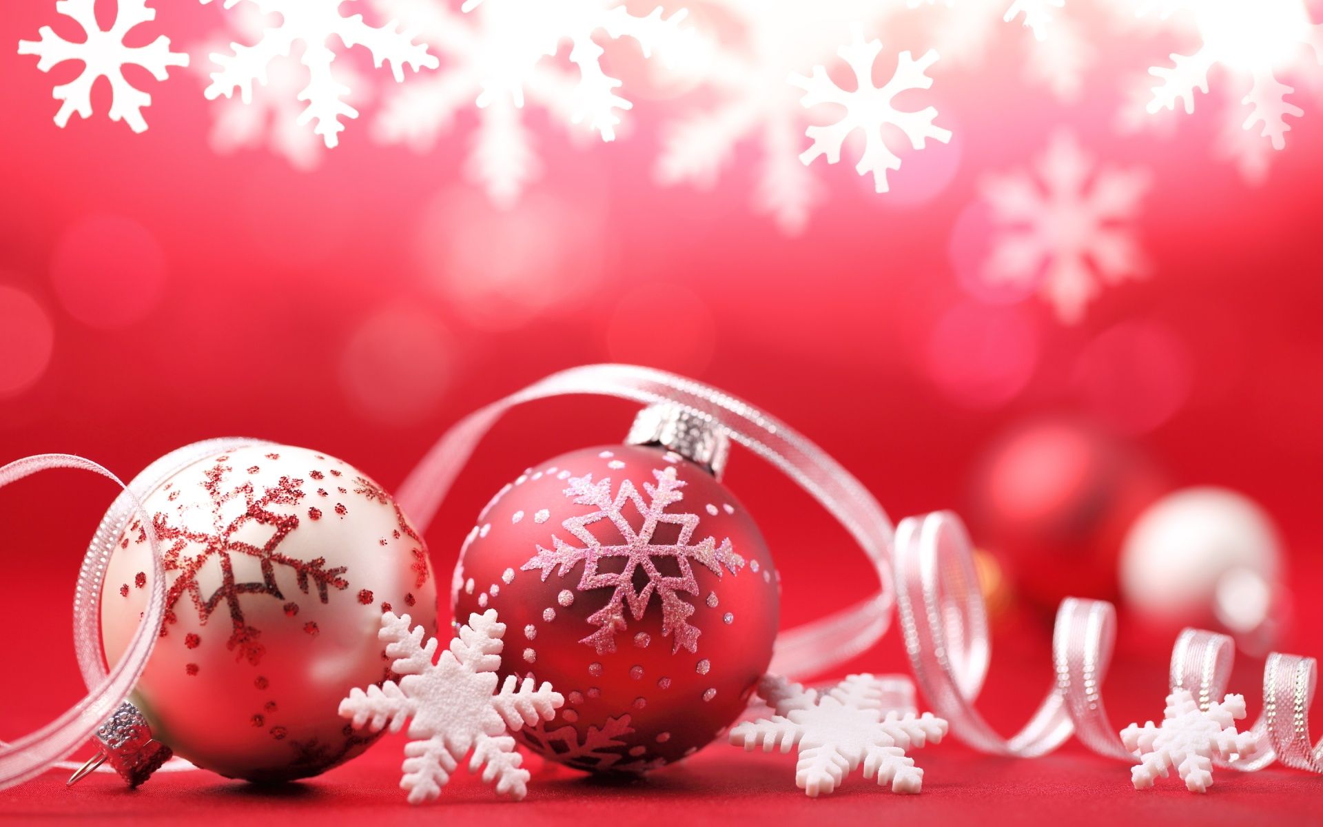 Palline di Natale rosse, 1920x1200 Full HD+ WUXGA, Laptop