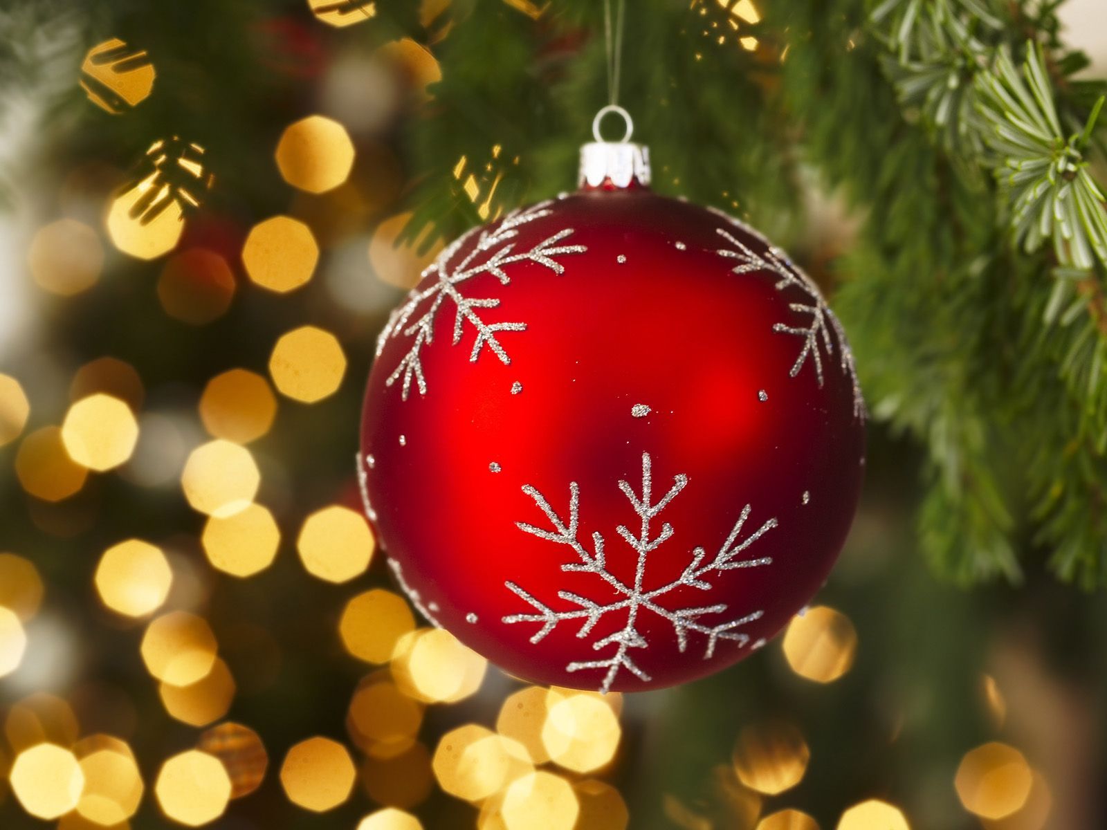 Pallina di Natale rossa, 1600x1200 HD, Desktop