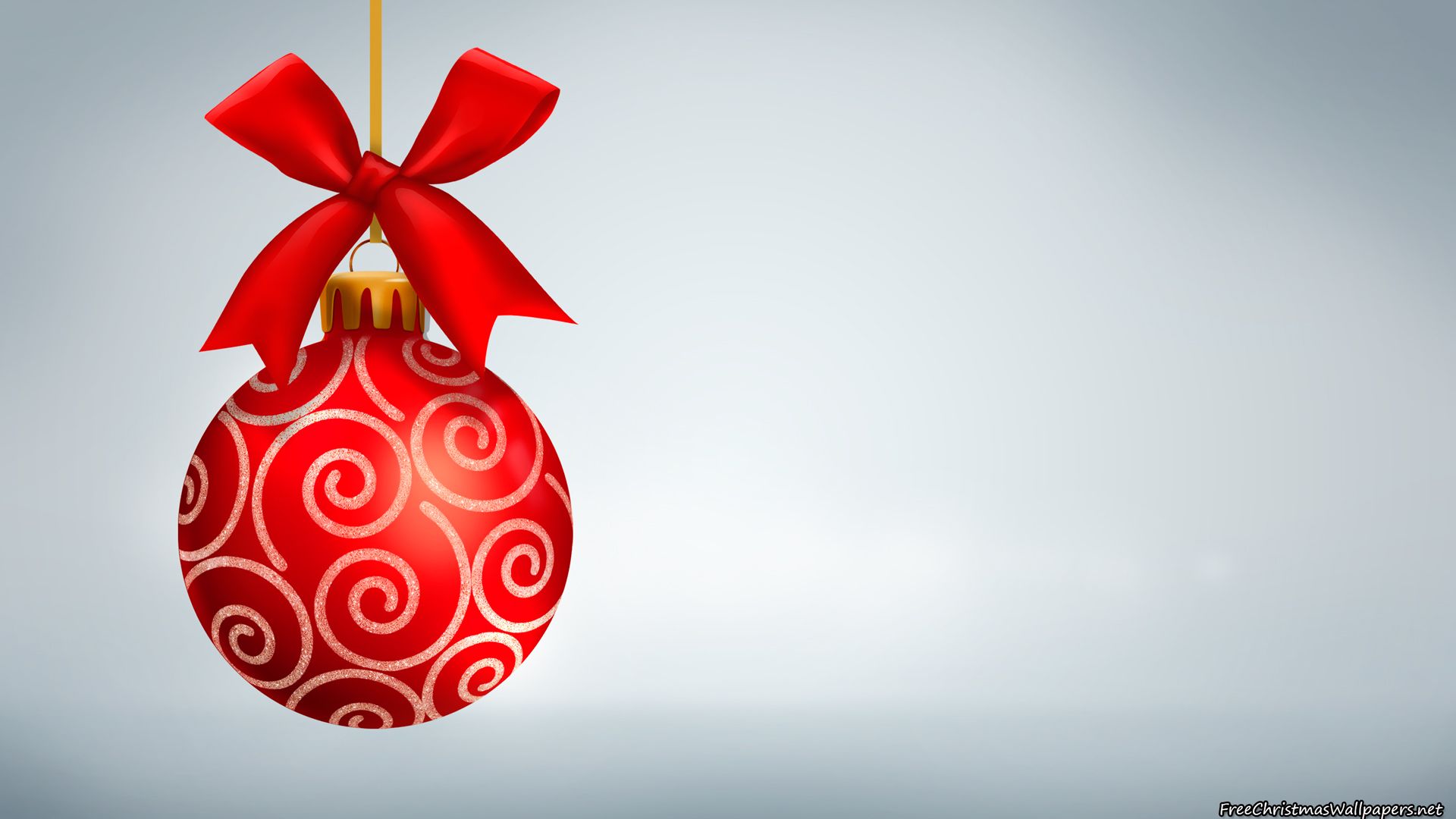 Pallina di Natale rossa, 1920x1080 1080p, PC Desktop