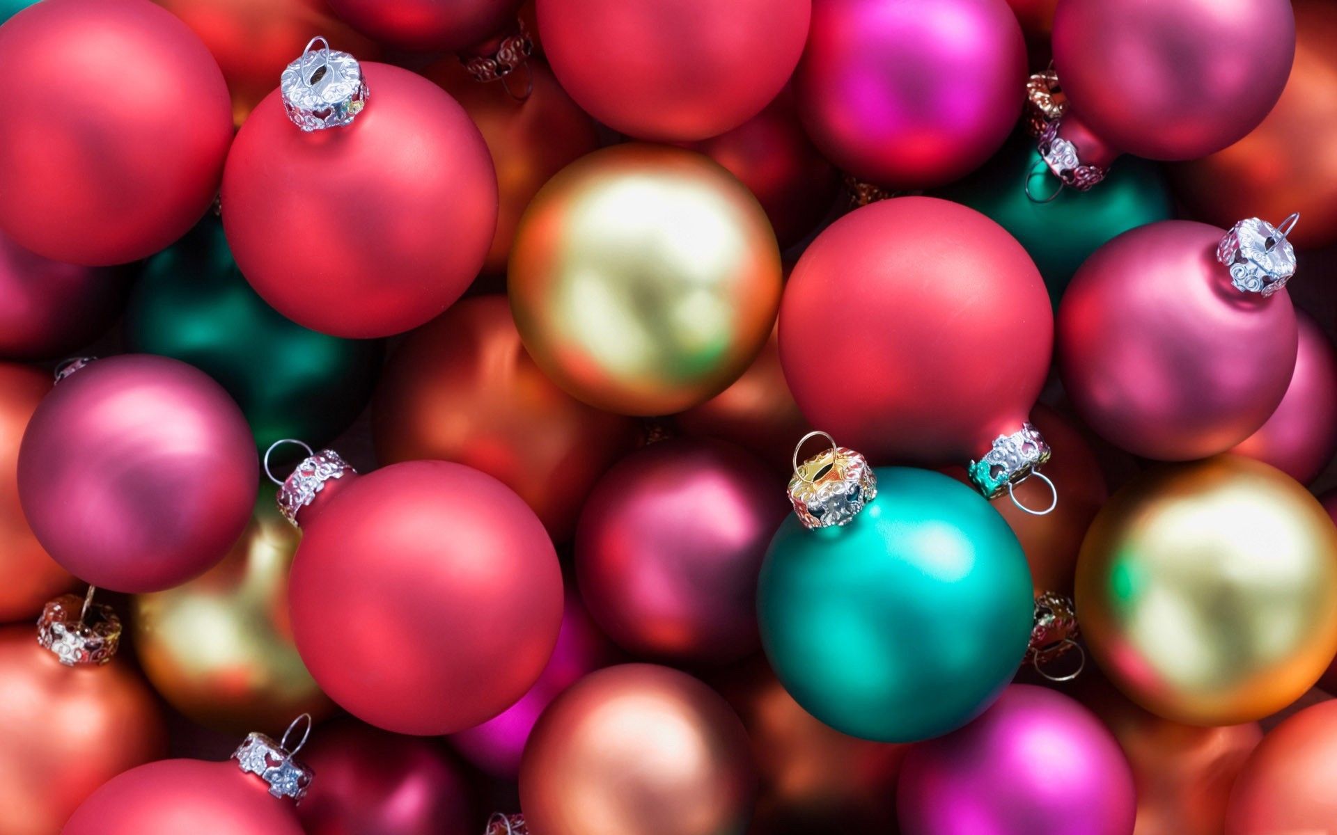 Palline di Natale colorate, 1920x1200 Full HD+, iMac