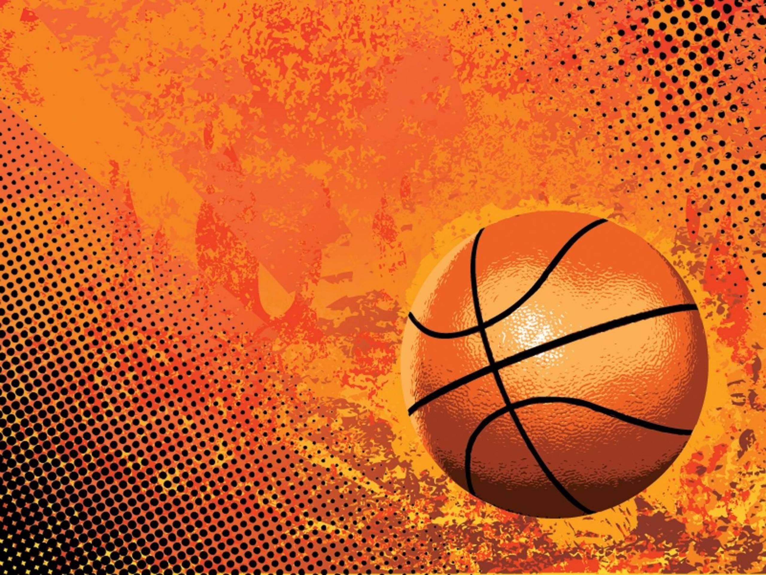 Pallone da basket sfondo grunge arancione, 2560x1920 2K+, PC