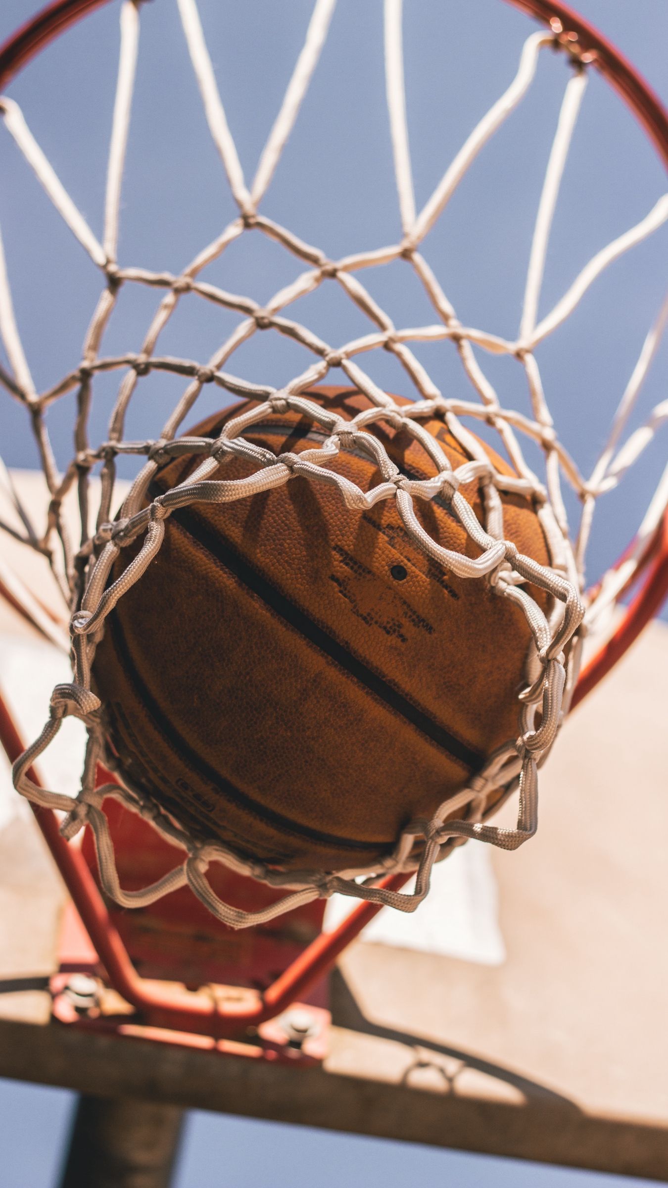 Pallone da basket nel canestro, 1350x2400 Full HD Verticale, Samsung Galaxy