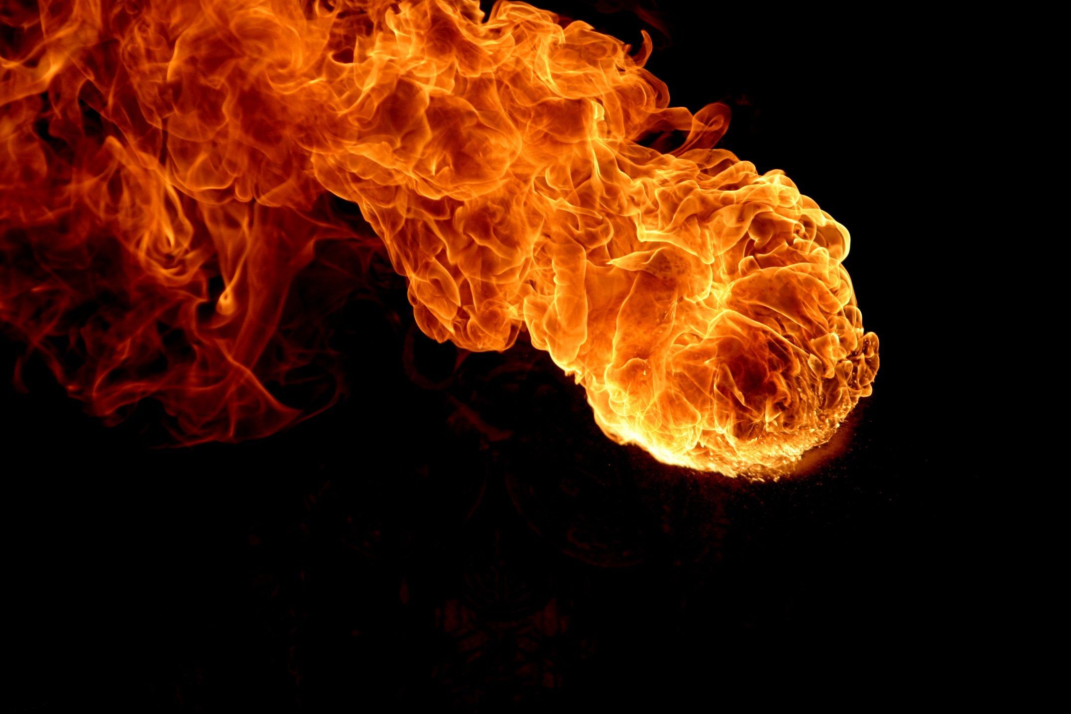 Pallone da basket in fiamme, 2151x1434 Hi-Res, Desktop