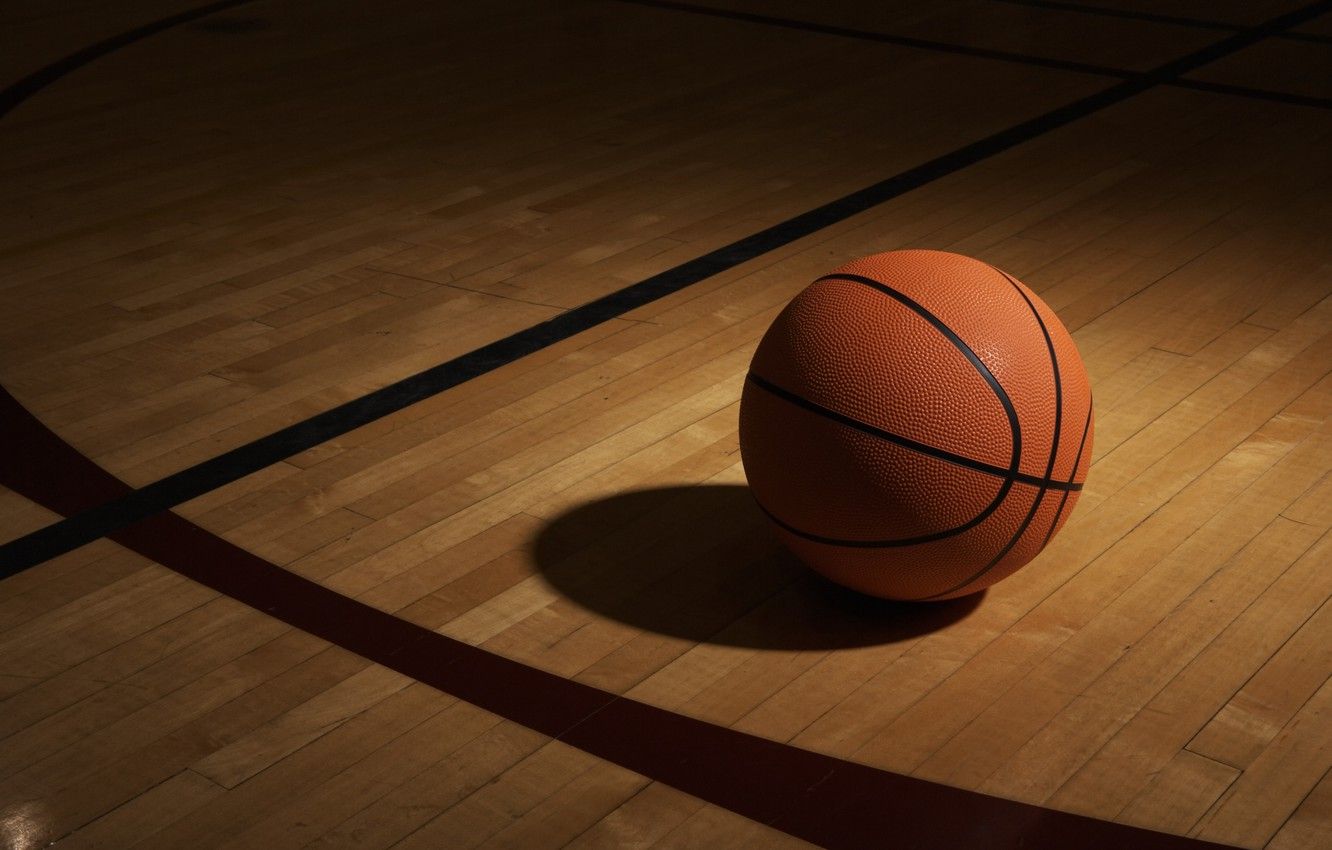 Pallone da basket su parquet, 1332x850 HD, HP Laptop